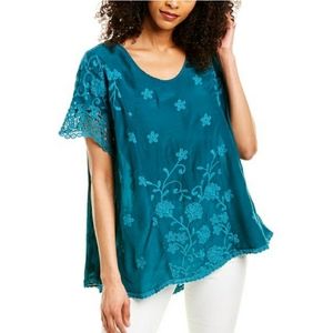 🌼 Johnny Was 🌼 Embroidered Neneti top